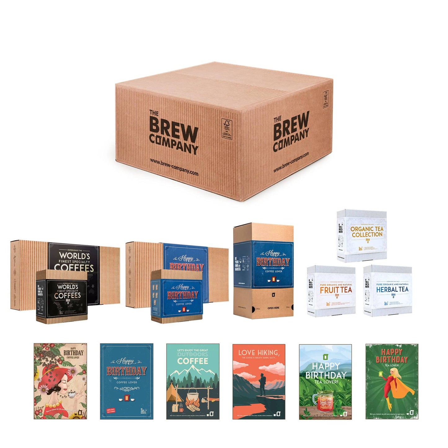 Coffee & Tea Samples Gift Box