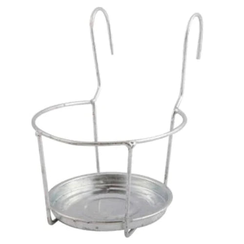 Balcony flowerpot holder, galvanised