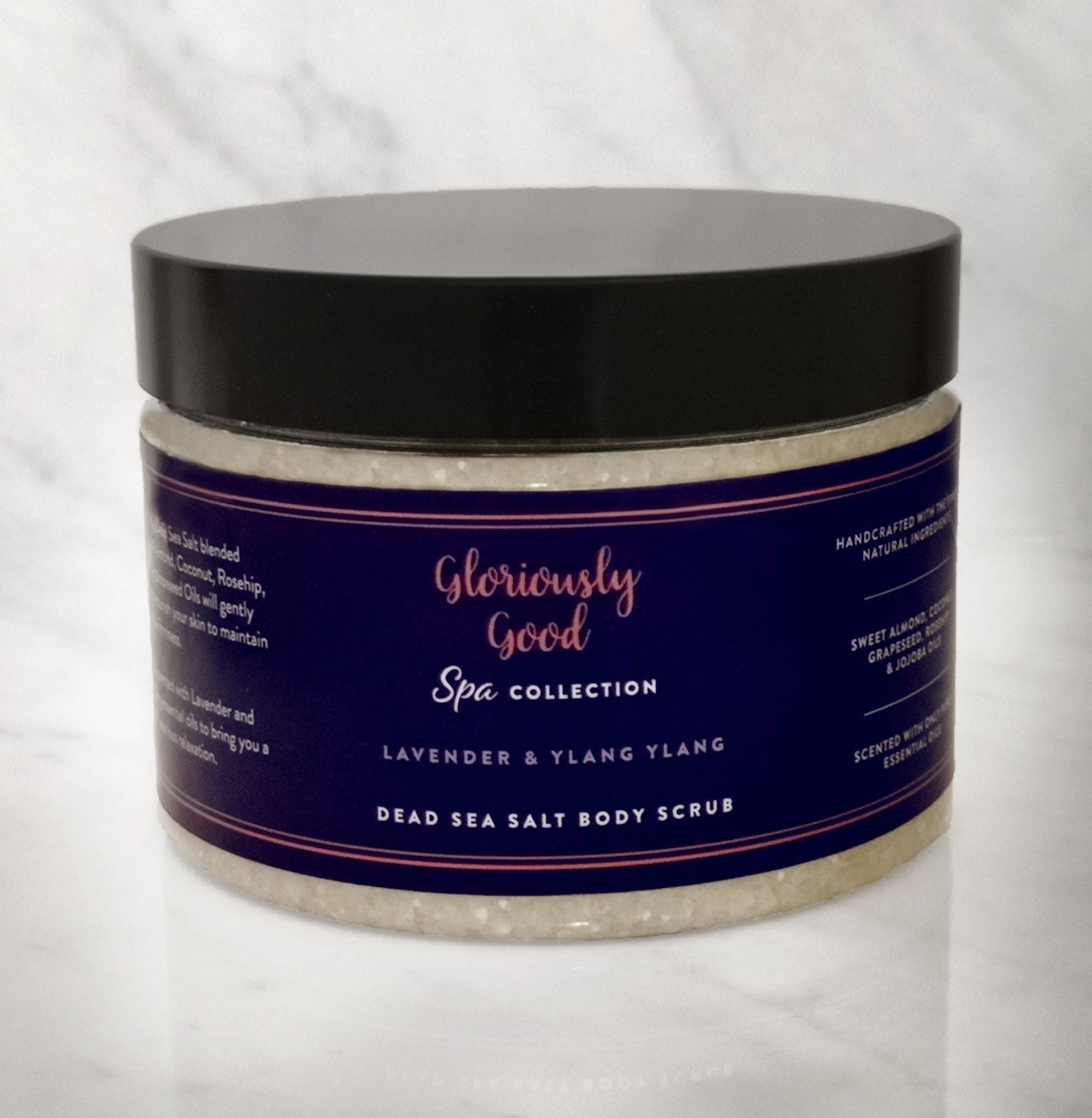 Lavender & Ylang Ylang Dead Sea Salt Natural Body Scrub