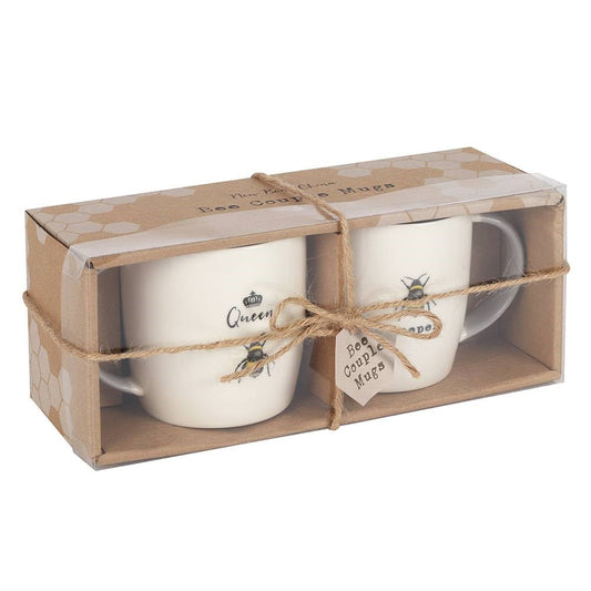 Queen Bee and Bee Keeper Mug Gift Set