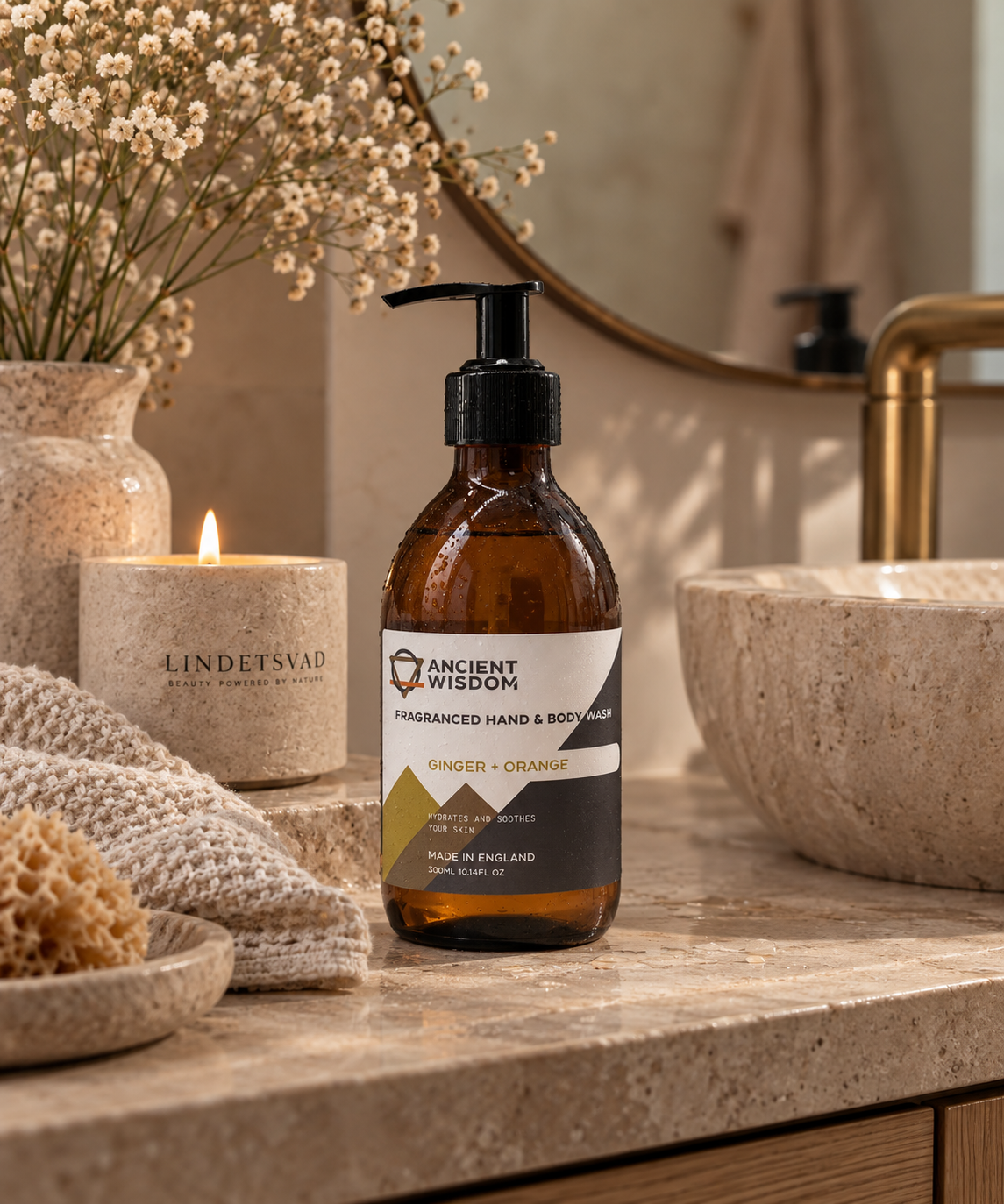 Ginger & Orange Hand & Body Wash  300ml