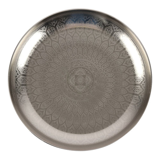 Silver Tone Decorative Ornament Tray