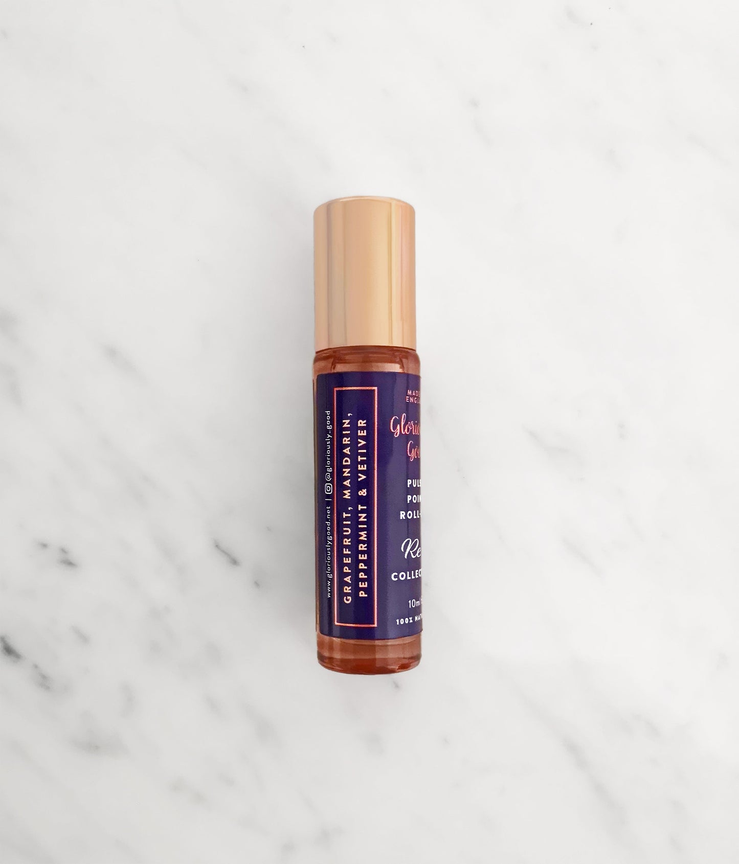 Grapefruit, Mandarin, Peppermint & Vetiver Pulse Point Roll-on Oil