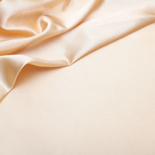 Champagne Mulberry Silk Pillowcase with Borders For Gloriously Good Hair & Skin